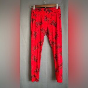 LuLaRoe - Red Cupid Leggings - One Size - New